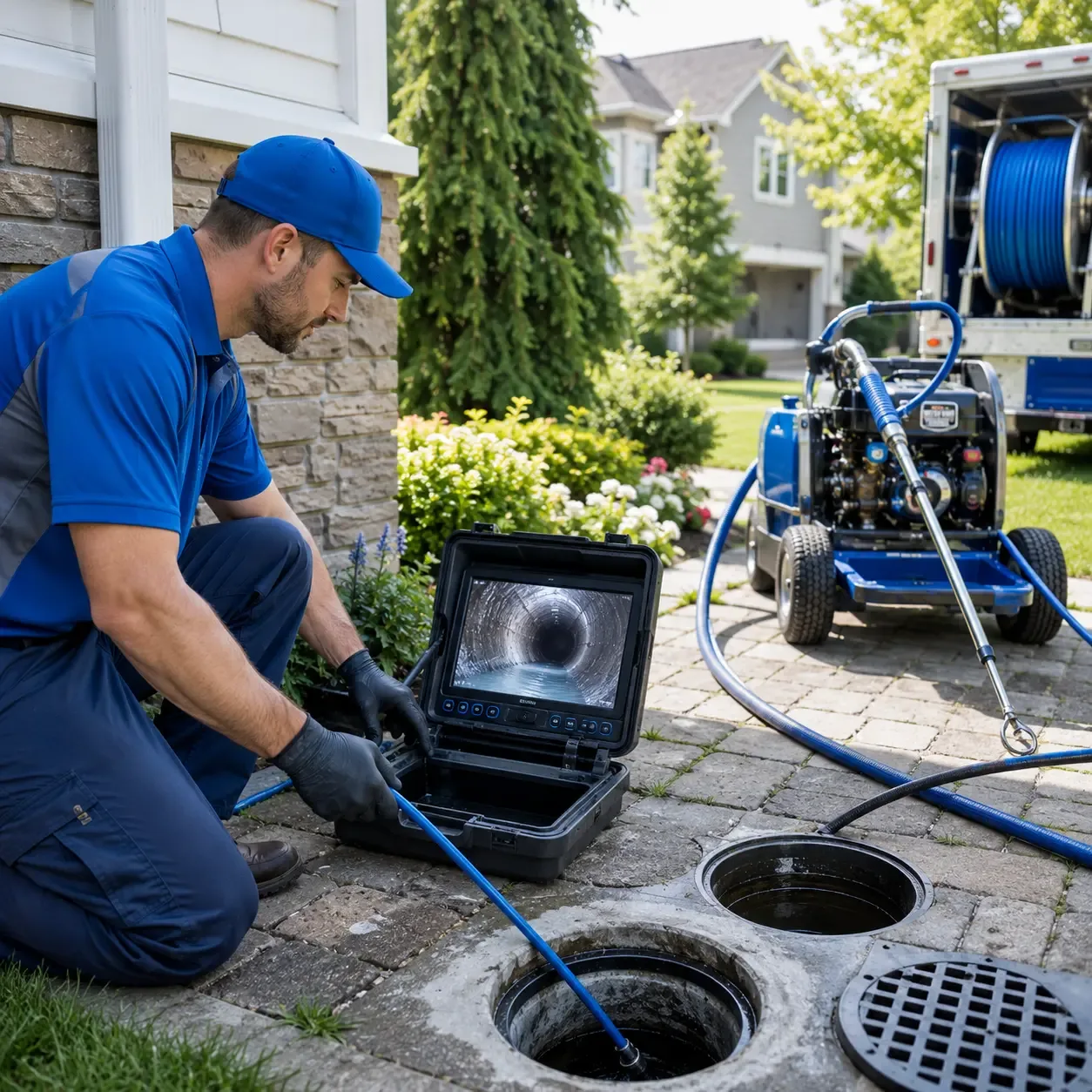 Outdoor drain cleaning professionals serving Roland, IA